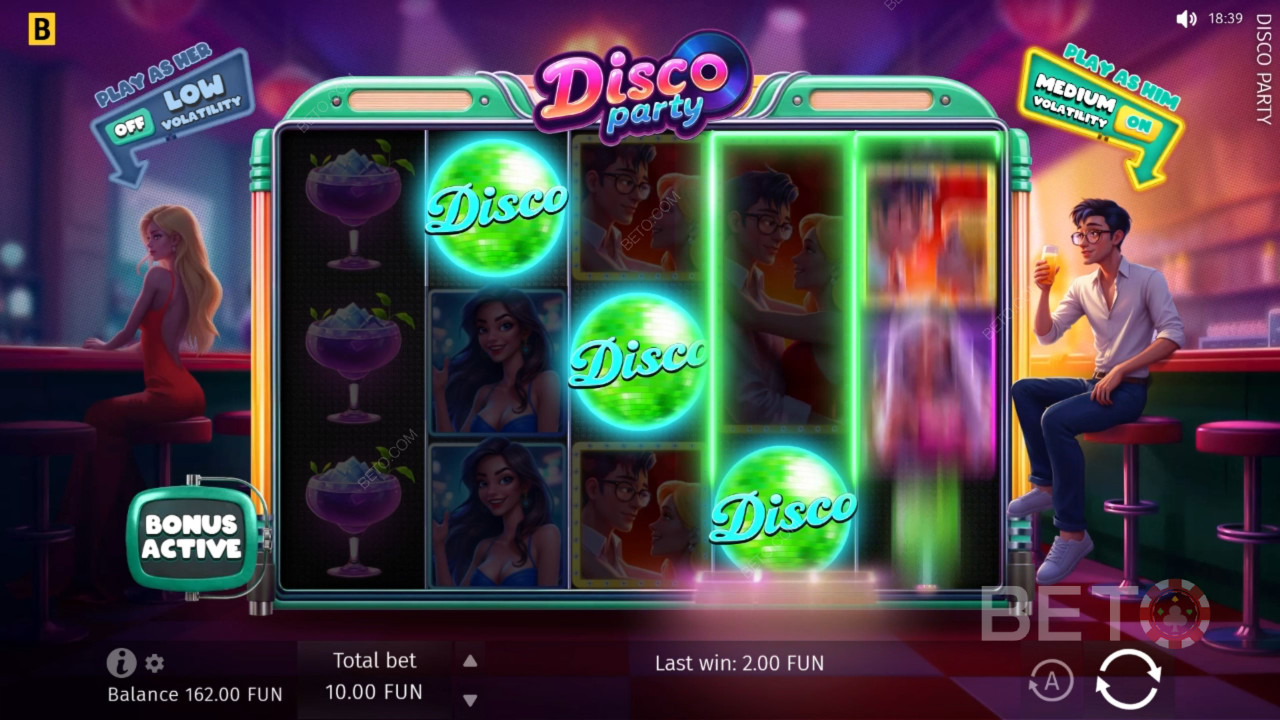 Recensione di Disco Party da parte di BETO Slots