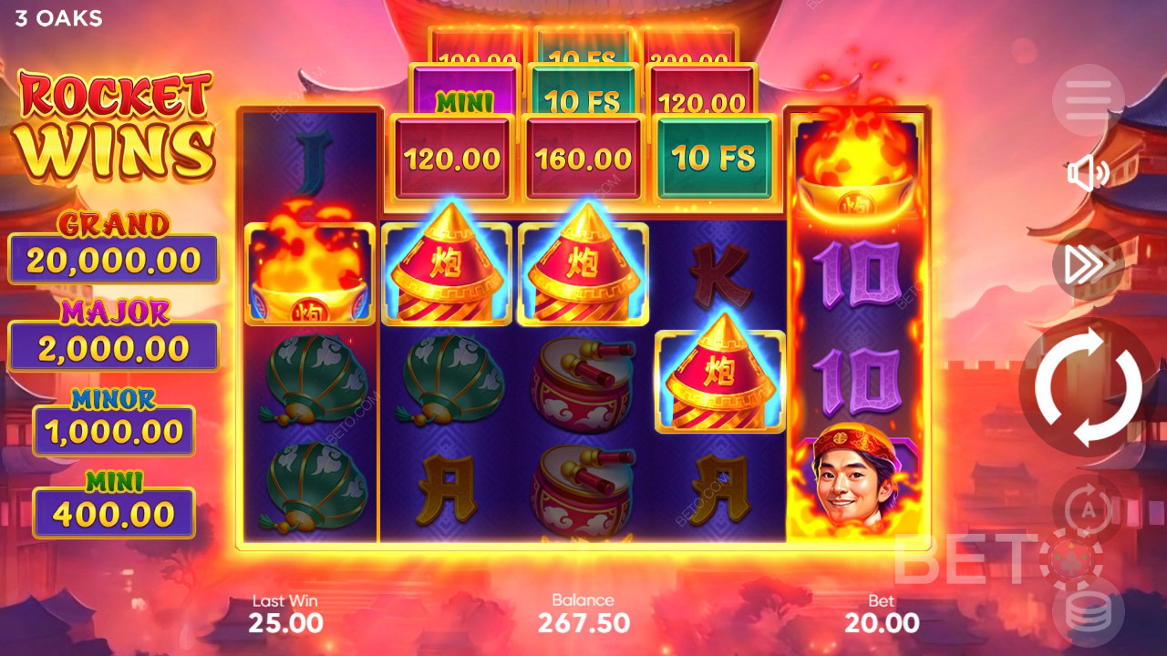 Rocket Wins Gioco Gratuito