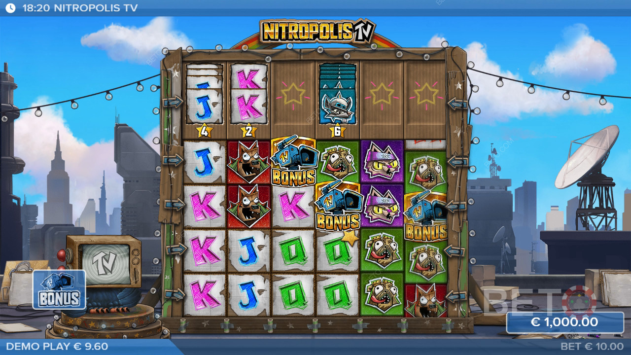 Recensione di Nitropolis TV da parte di BETO Slots