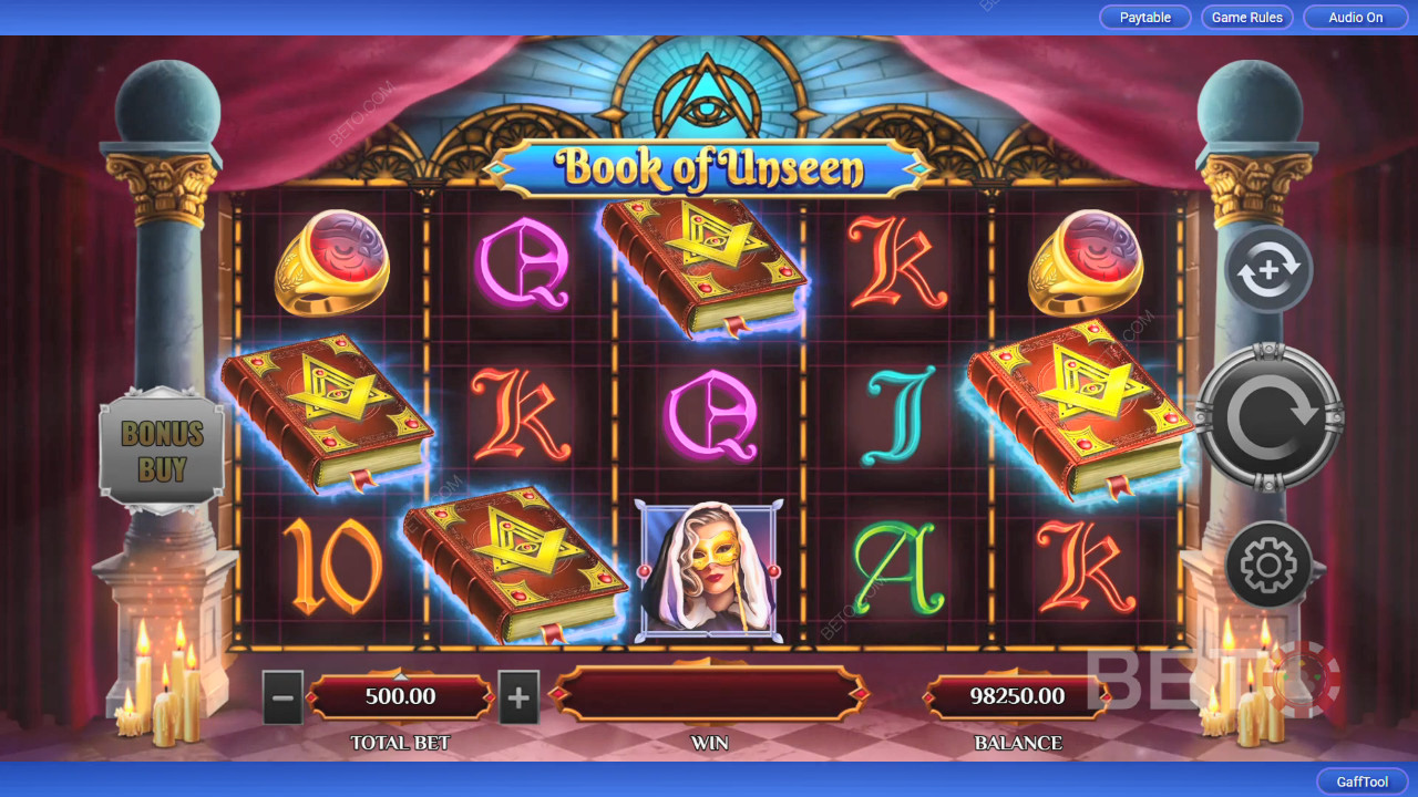 Book of Unseen Recensione di BETO Slots