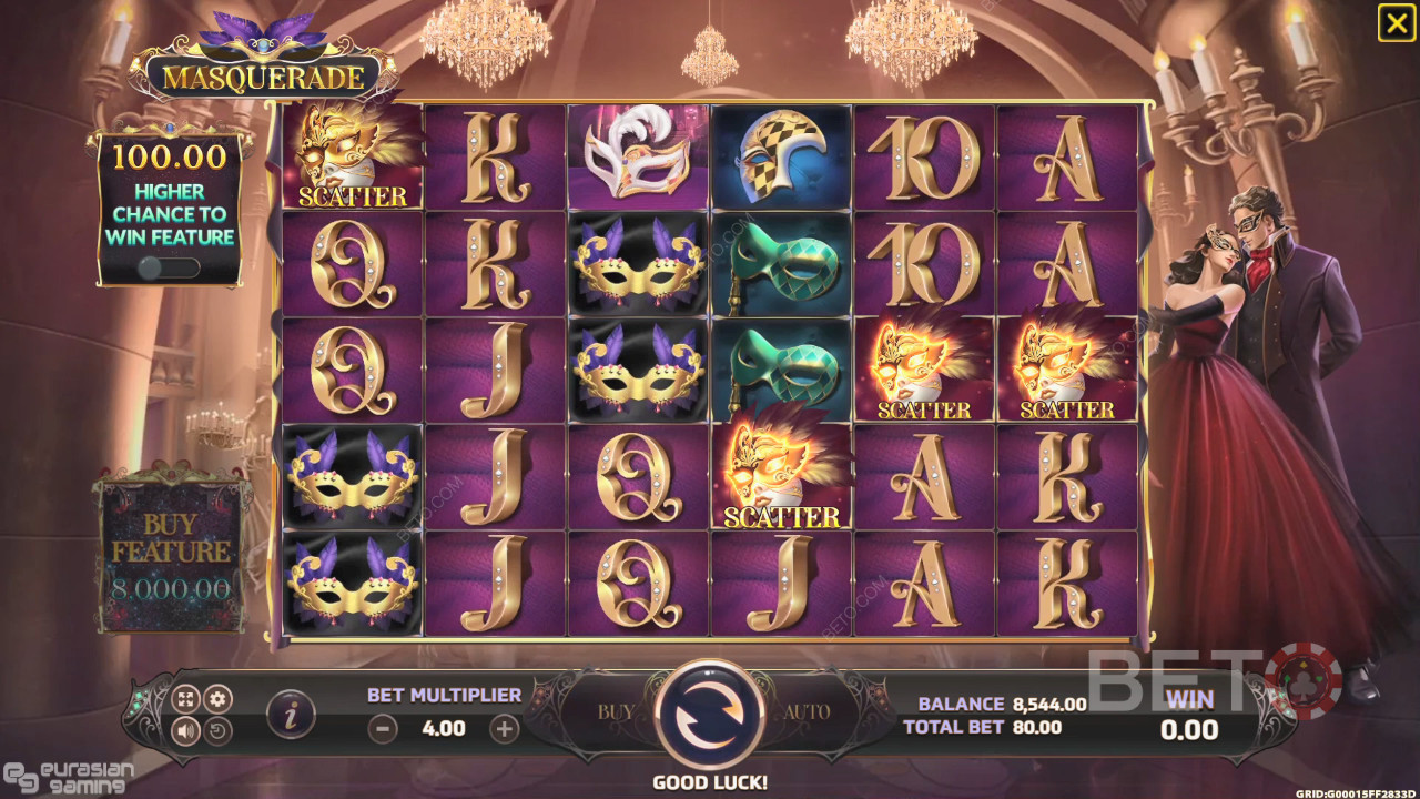 Masquerade Recensione di BETO Slots