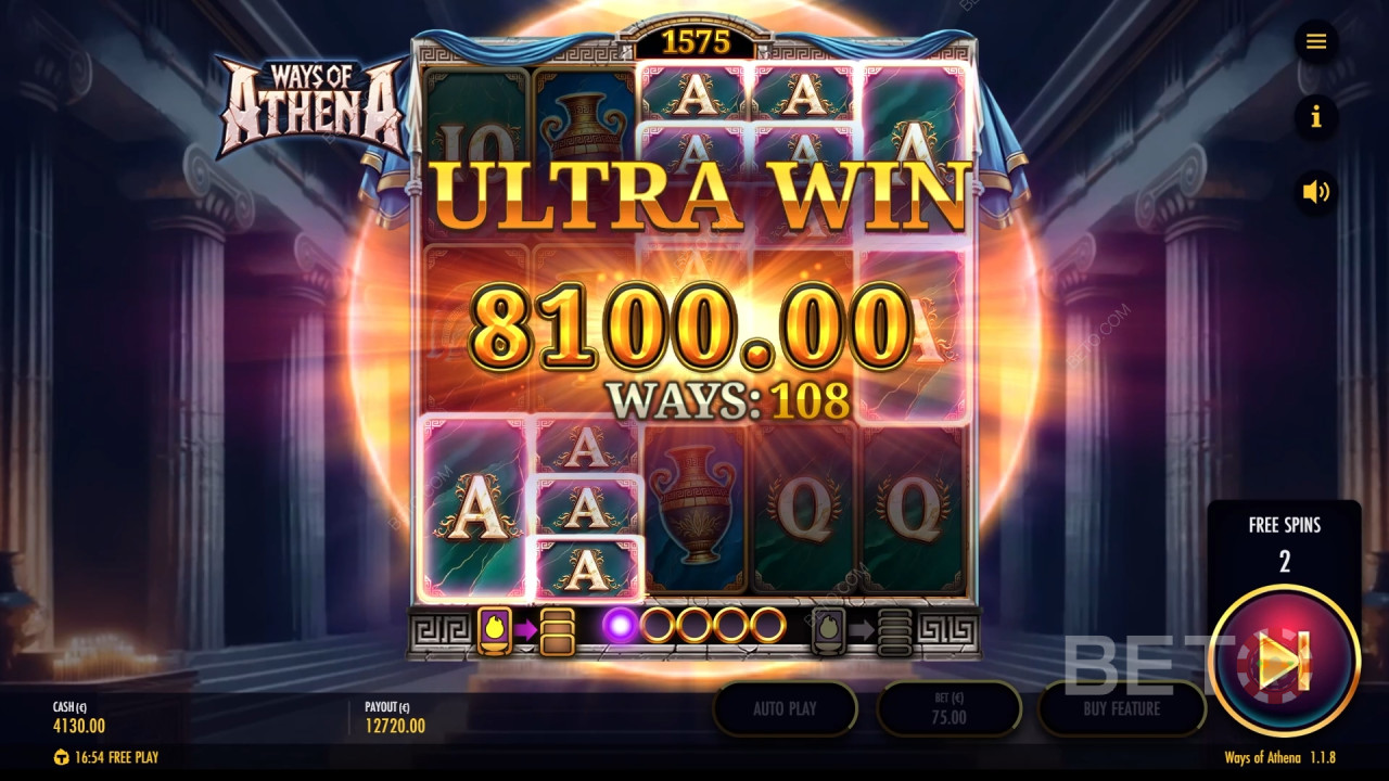 Recensione di Ways of Athena da parte di BETO Slots