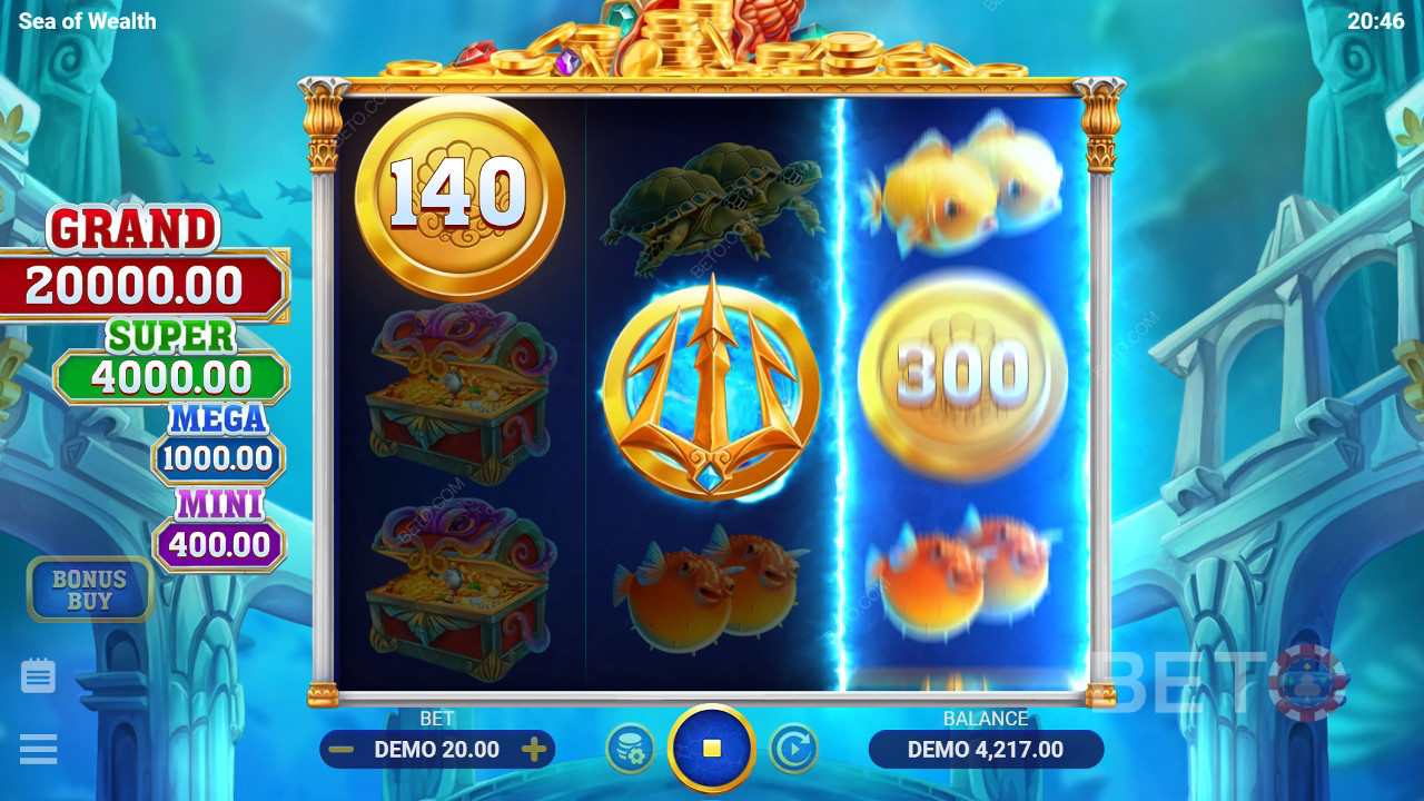 Recensione di Sea of Wealth da parte di BETO Slots
