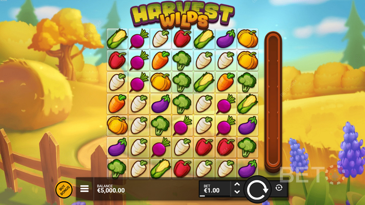 Divertitevi con il tema della fattoria nella slot online Harvest Wilds