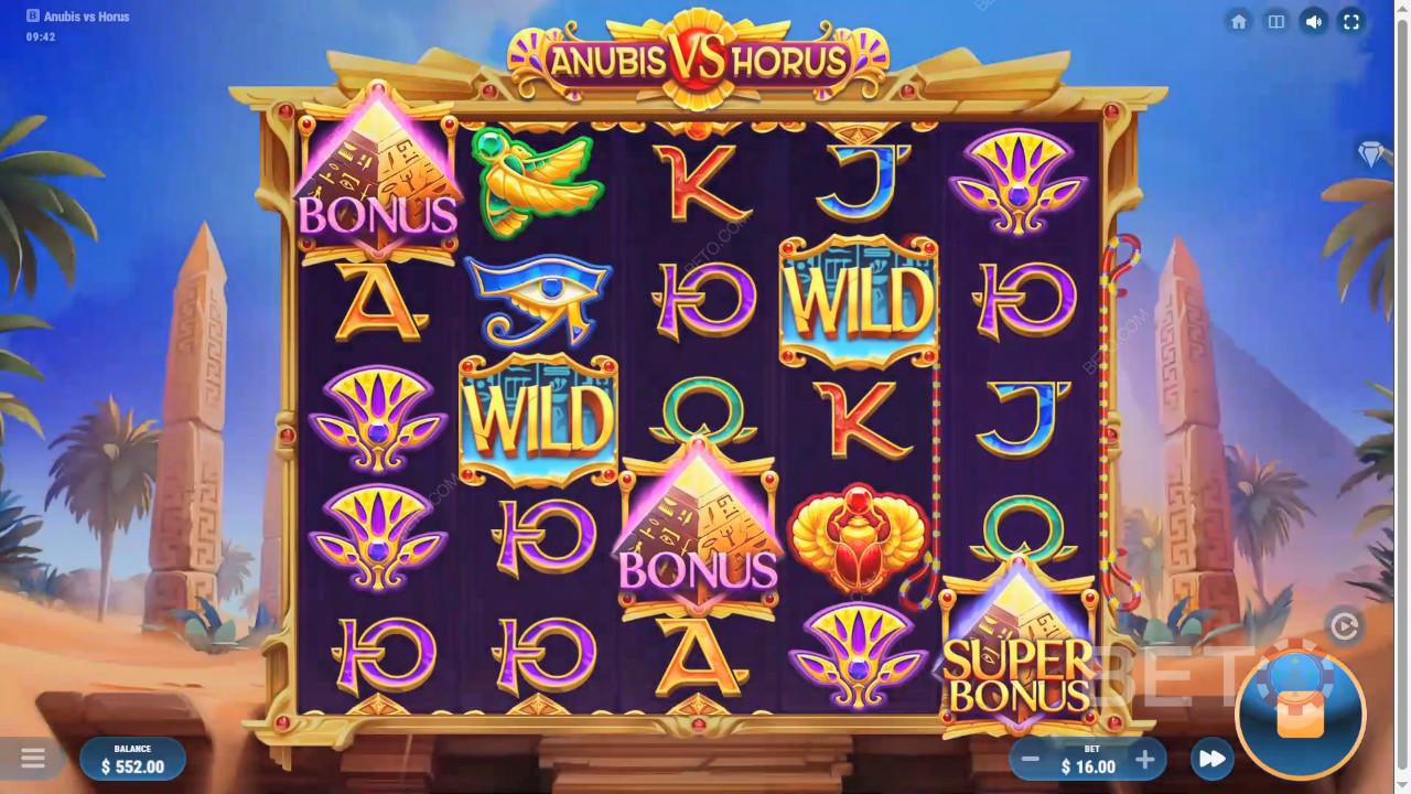 Anubis vs Horus Recensione di BETO Slots
