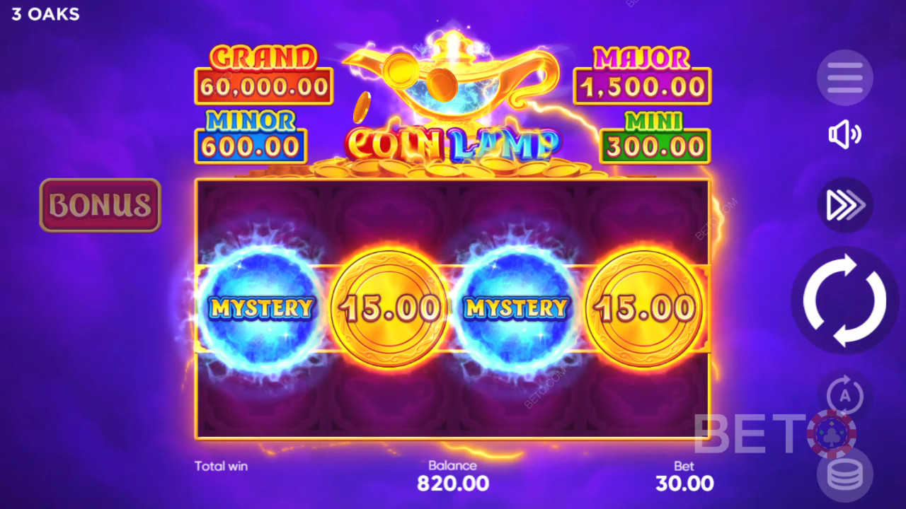 Recensione di Coin Lamp da parte di BETO Slots