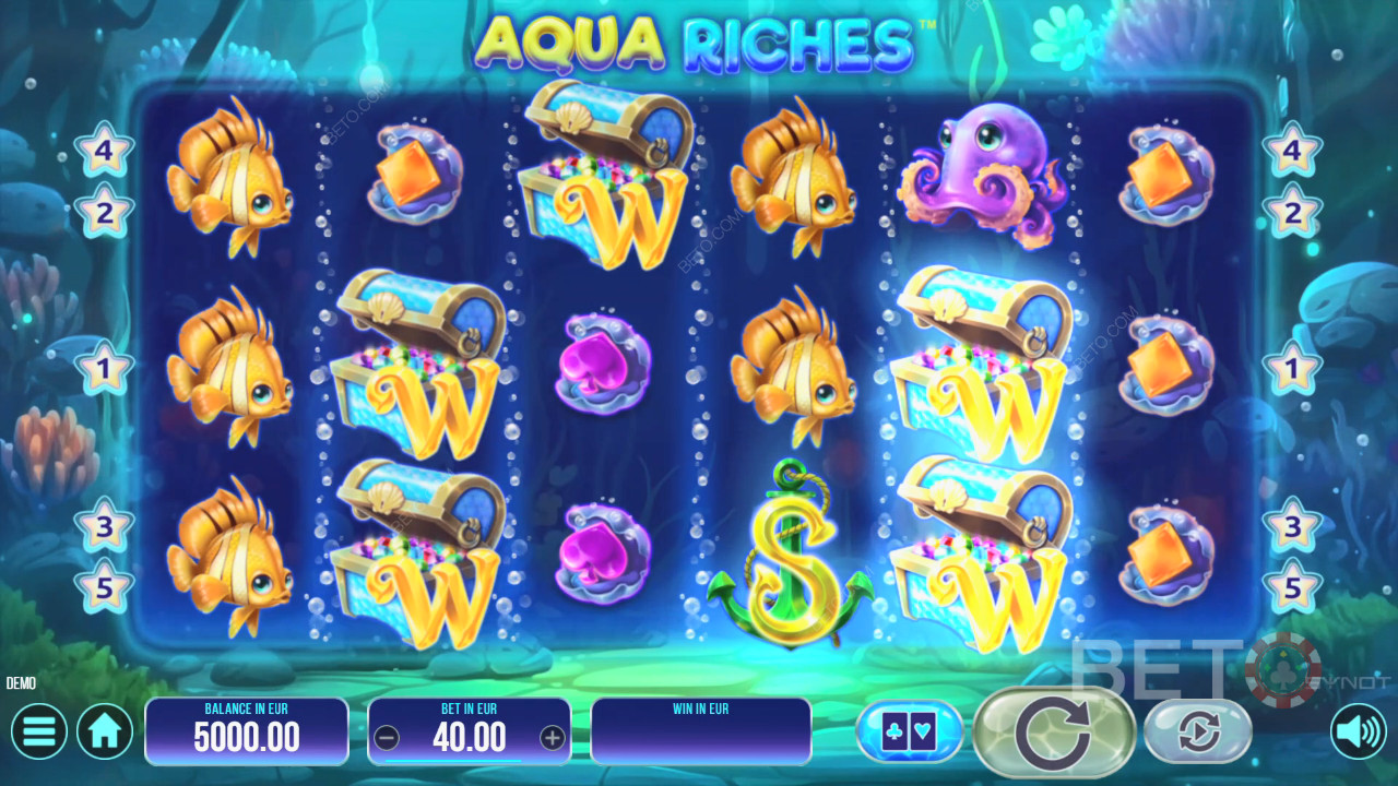 Aqua Riches Recensione di BETO Slots