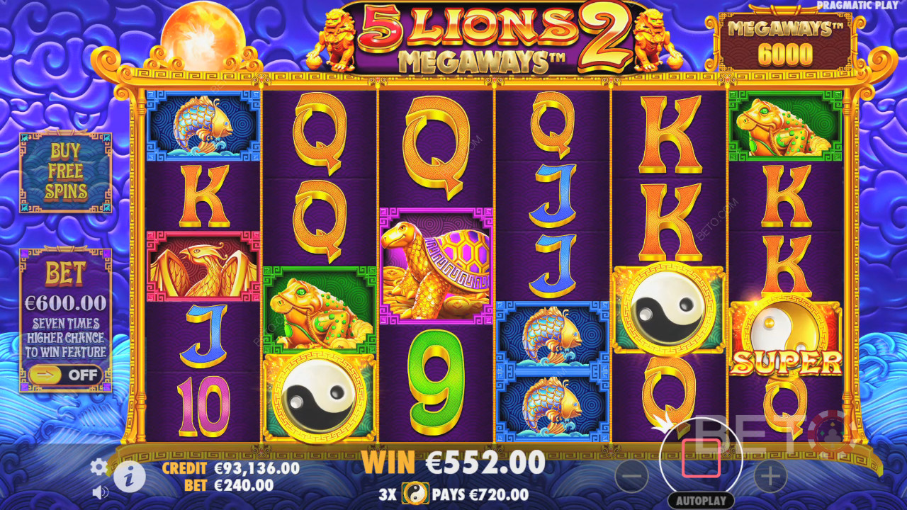 5 Lions Megaways 2 Commento di BETO Slots
