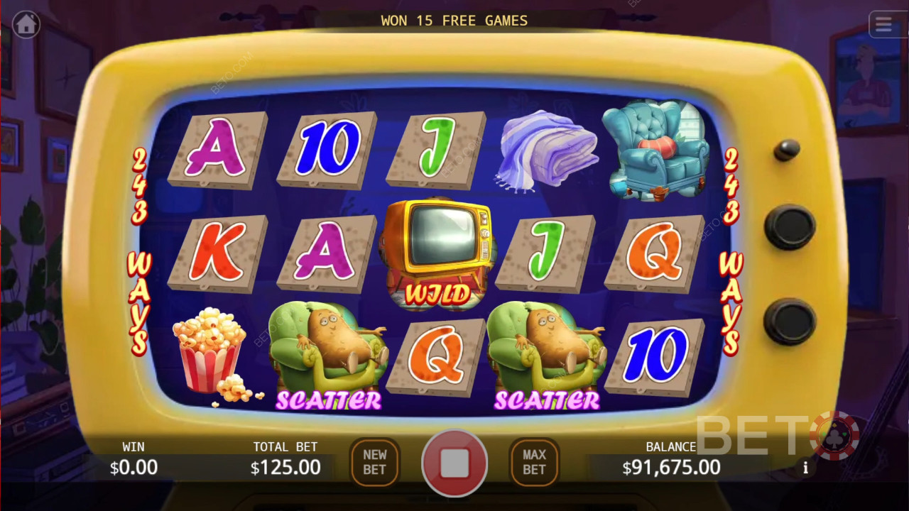 Couch Potato Recensione di BETO Slots