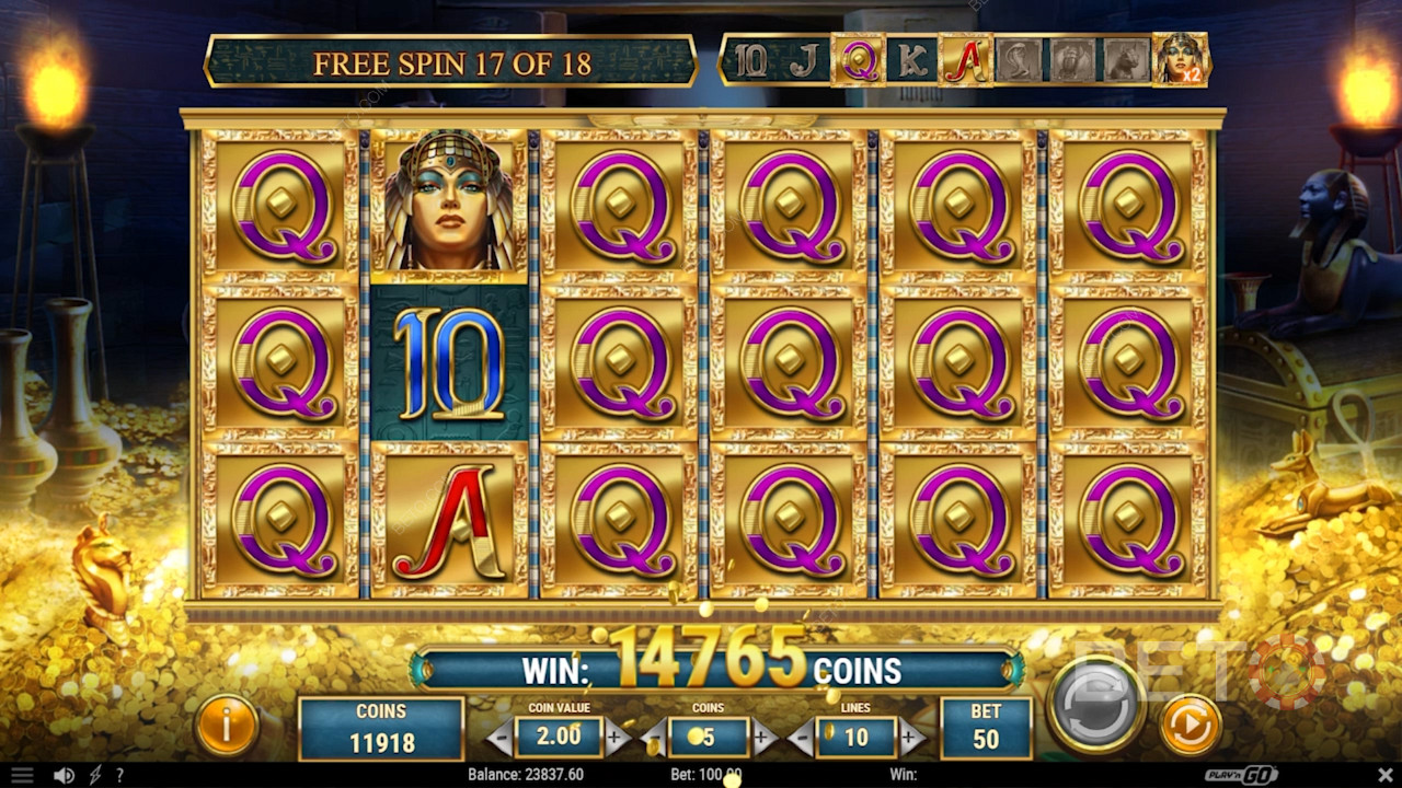 I simboli espansi vi regaleranno facili e grandi vincite nella slot machine Secret of Dead