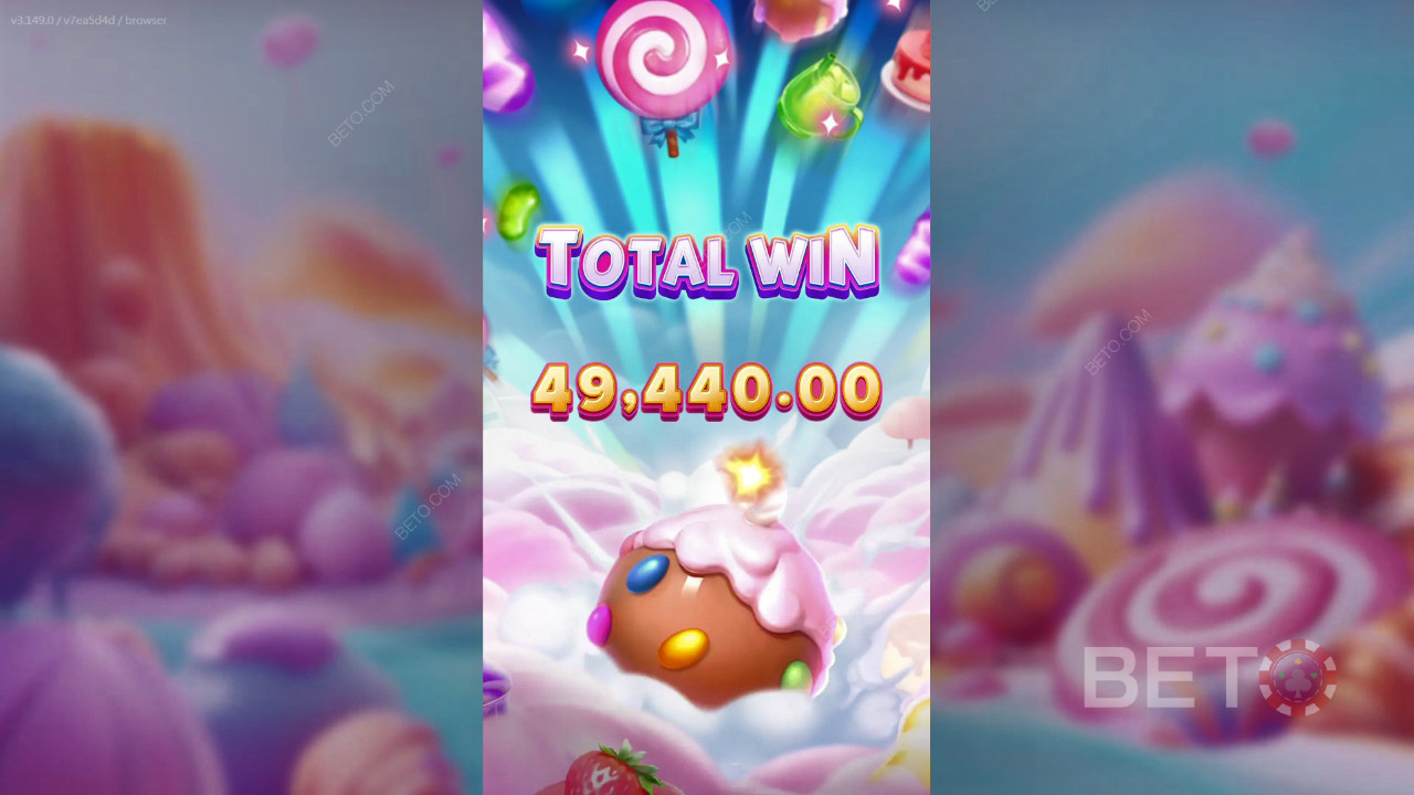 Vinci 25.000x la tua puntata nella slot online Pop Pop Candy 1000!