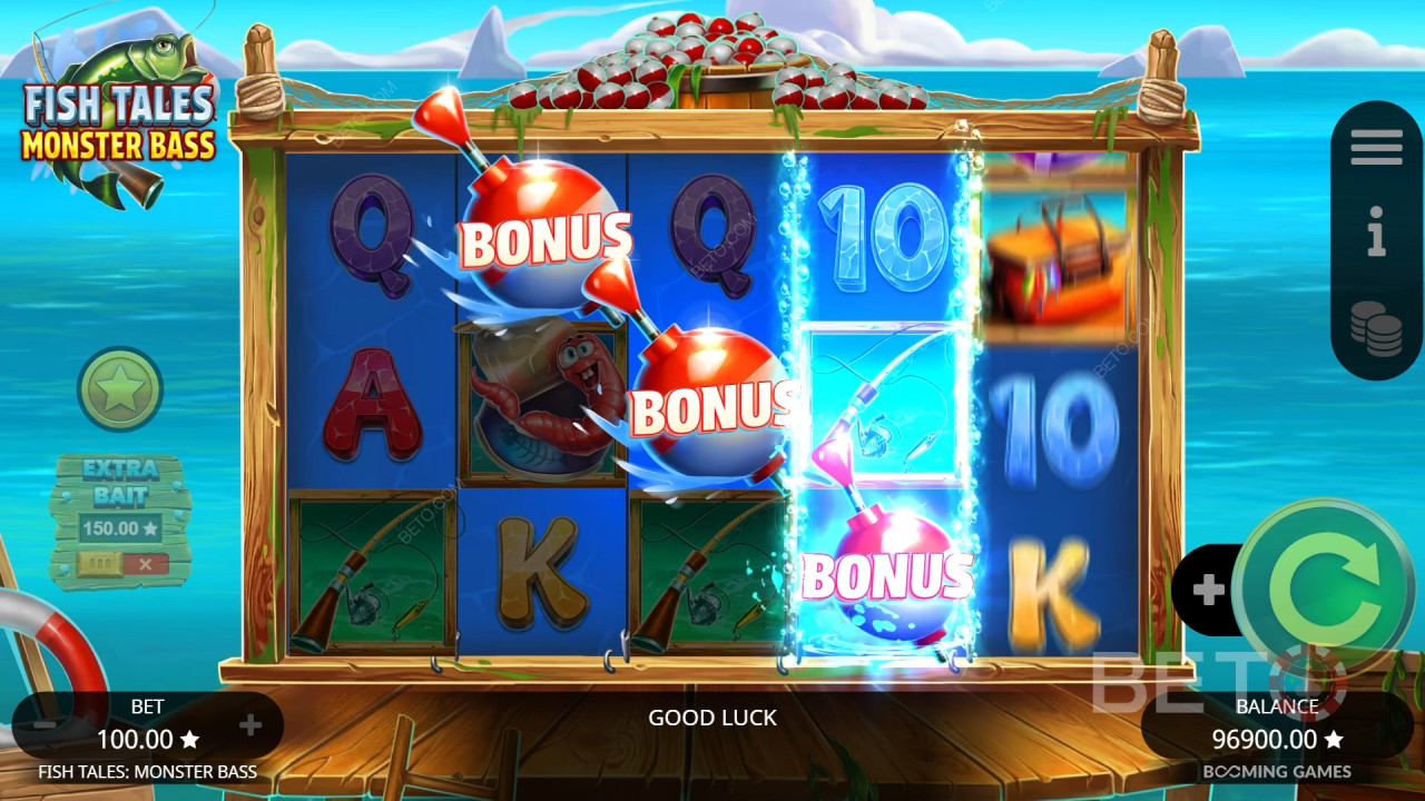 Fish Tales Monster Bass Recensione di BETO Slots