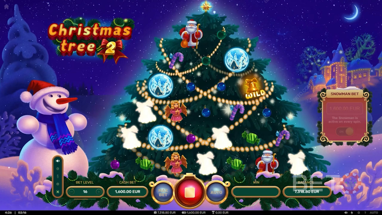 Godetevi levincite generose della slot machine Christmas Tree2