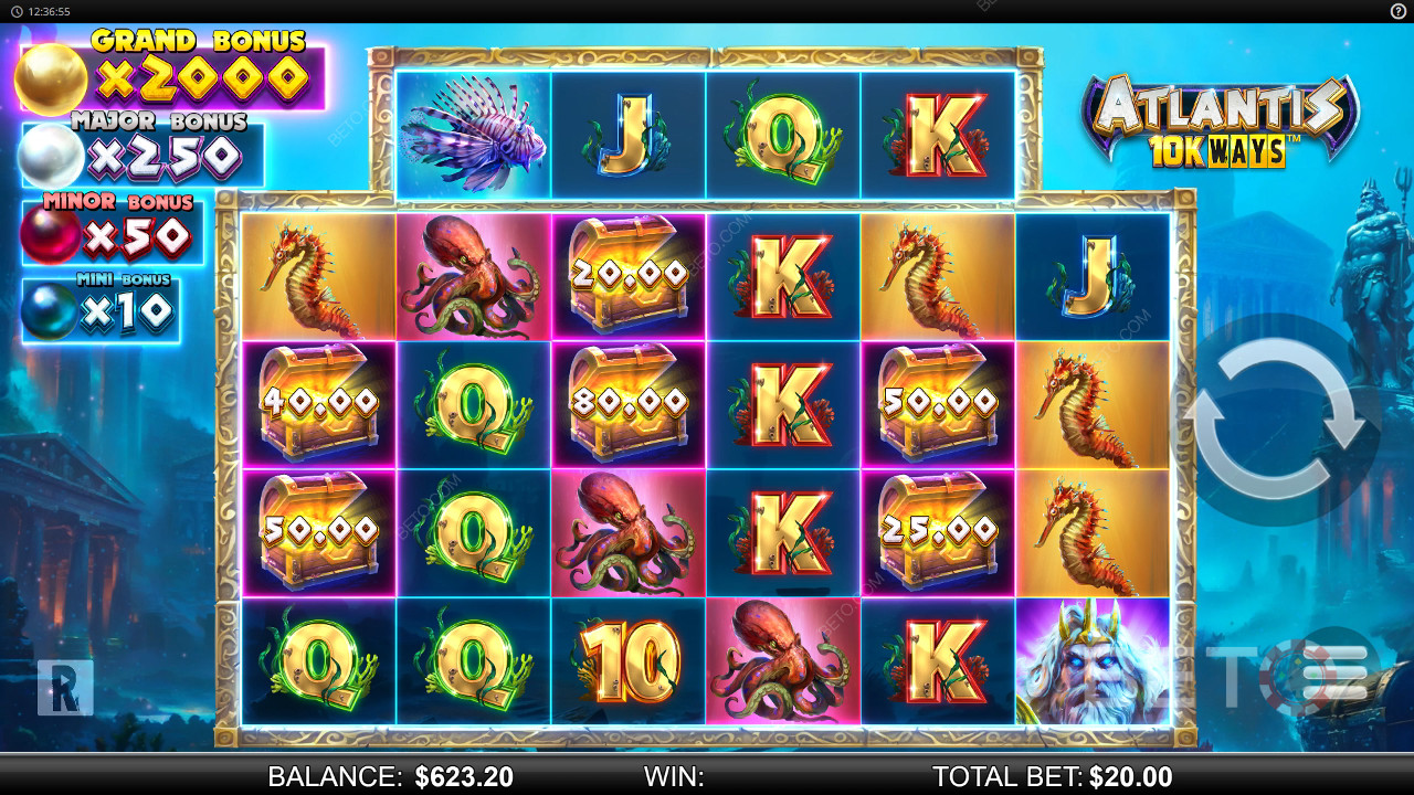 Atlantis 10K Modi Recensione da BETO Slots