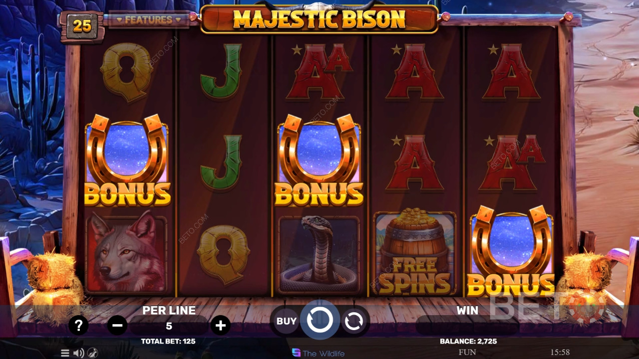 Recensione di Majestic Bison da parte di BETO Slots