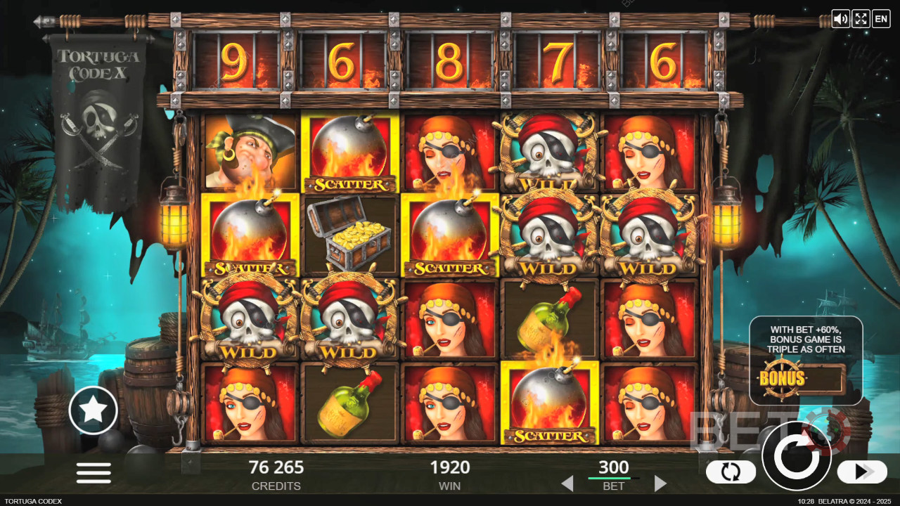 Recensione di Tortuga Codex da parte di BETO Slots