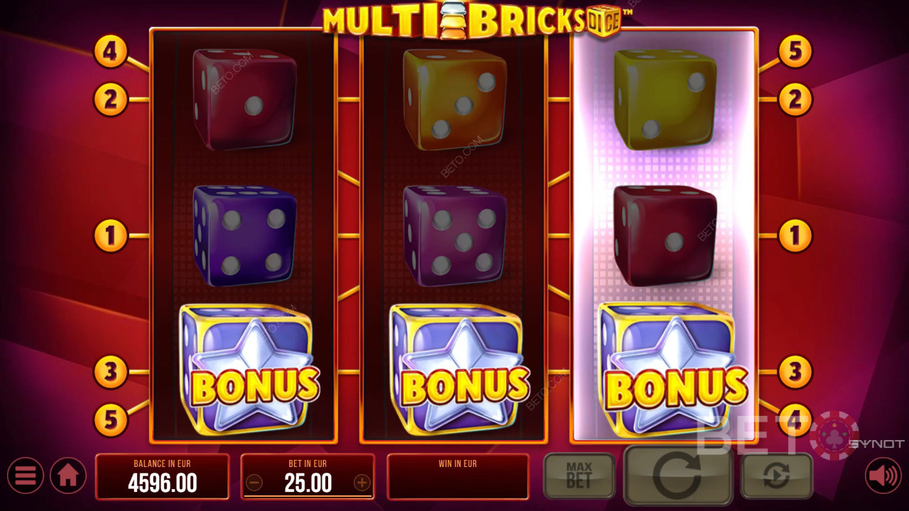 Recensione di Multi Bricks Dice da parte di BETO Slots