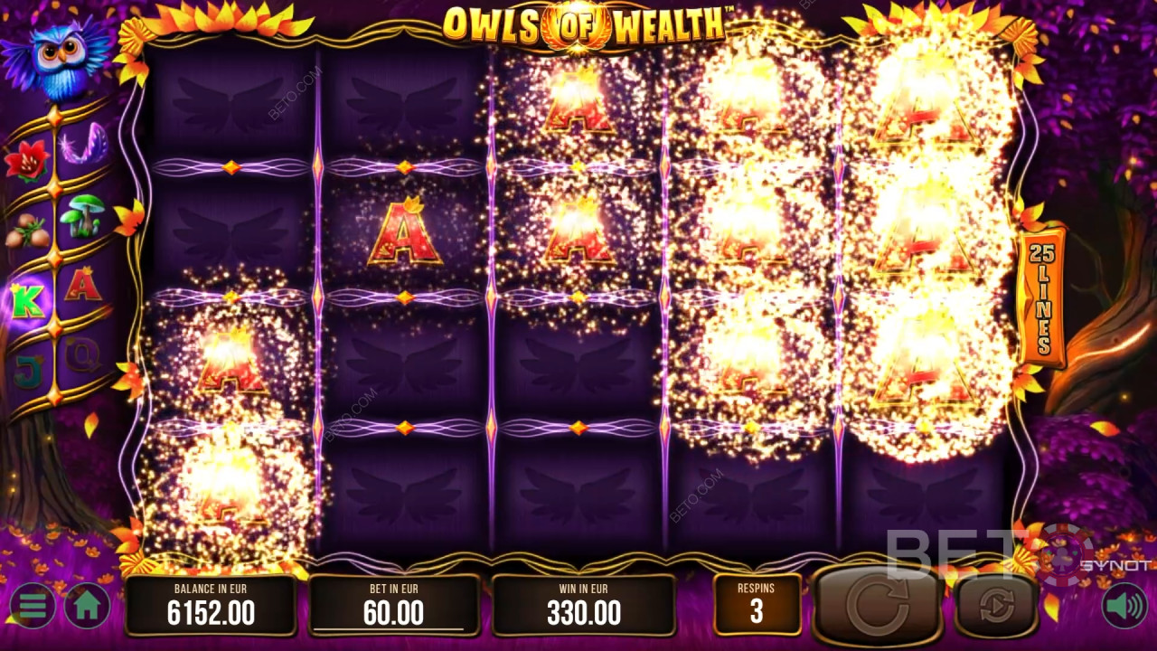 Owls of Wealth Recensione da BETO Slots
