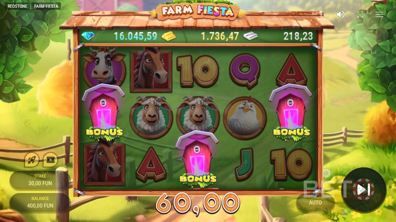 Recensione di Farm Fiesta da parte di BETO Slots
