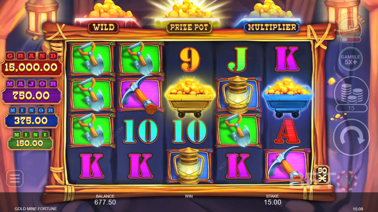 Recensione di Gold Mine Fortune da parte di BETO Slots