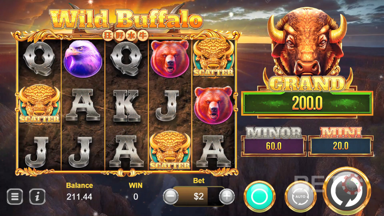 Recensione di Wild Buffalo da parte di BETO Slots