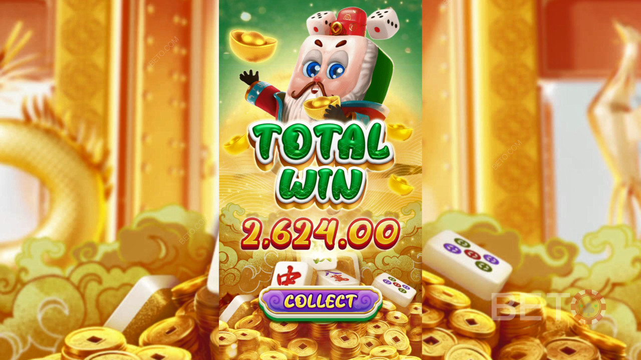 Vinci 8.000x la tua puntata nella slot Mahjong Riches!