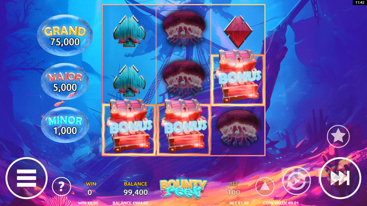 Recensione di Bounty Reef da parte di BETO Slots