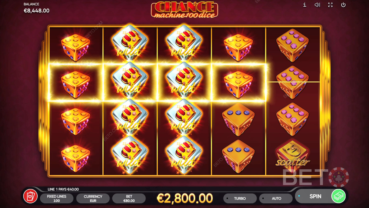 Chance Machine 100 Dice Recensione di BETO Slots