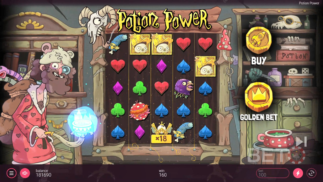 Recensione di Potion Power da parte di BETO Slots