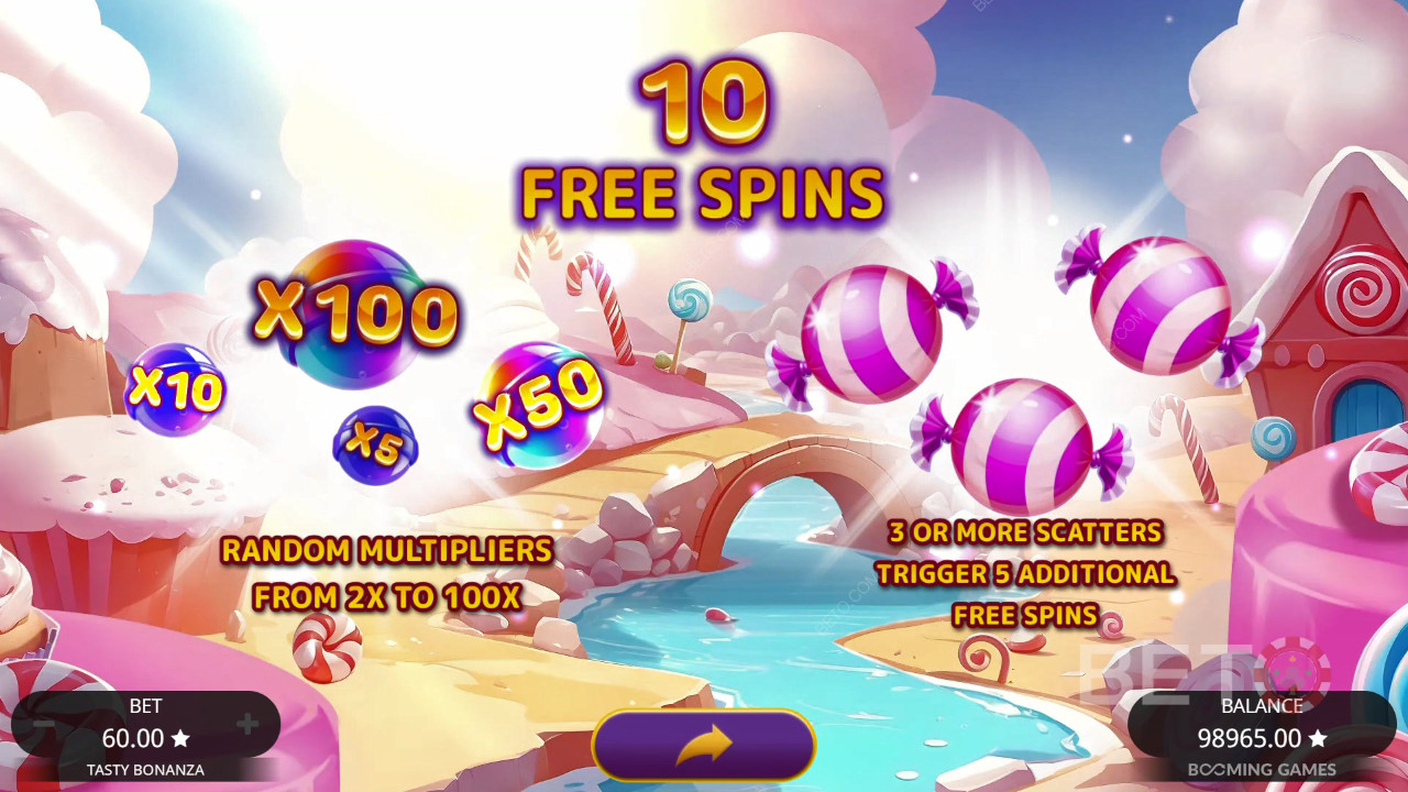 Vinci 6.500x la tua puntata nella slot machine Tasty Bonanza!