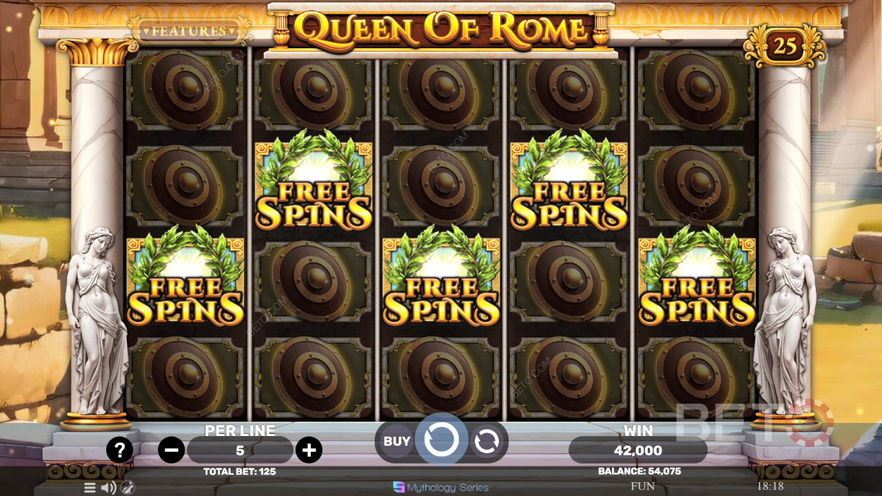 Recensione di Queen of Rome da parte di BETO Slots