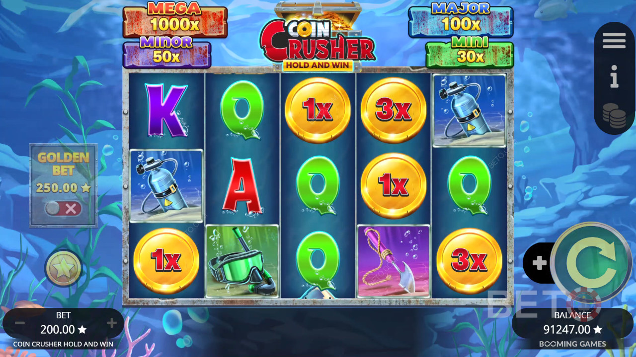Recensione di Coin Crusher da parte di BETO Slots