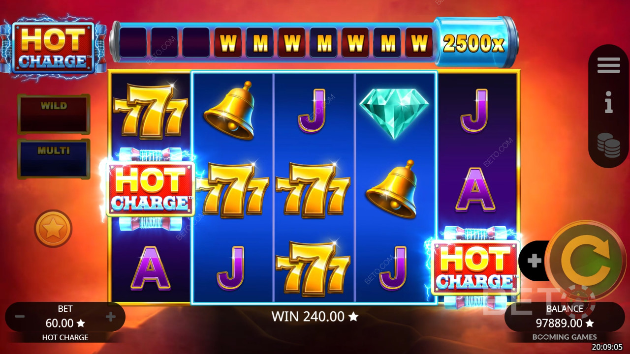 Recensione di Hot Charge da BETO Slots