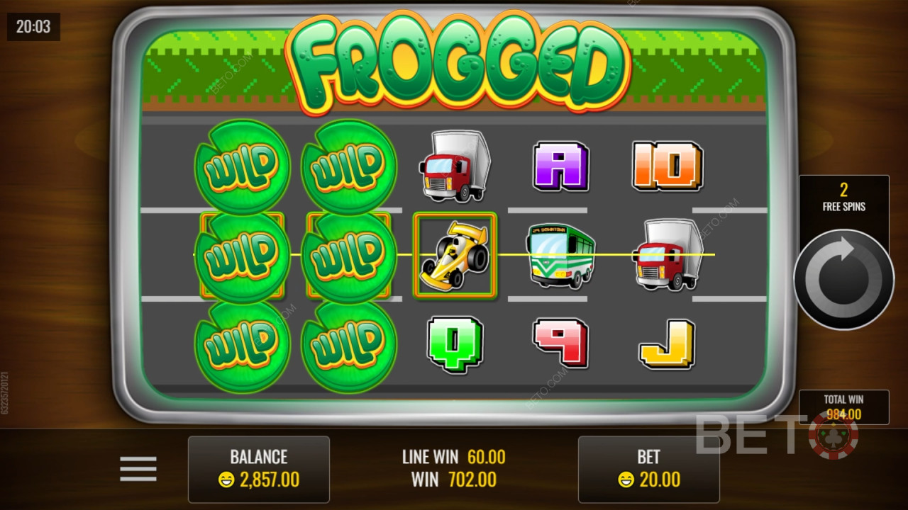 Frogged Recensione da BETO Slots