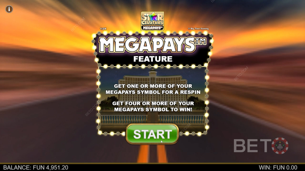Vincete i Jackpot grazie alla funzione Megapays nella slot Star Clusters Megapays