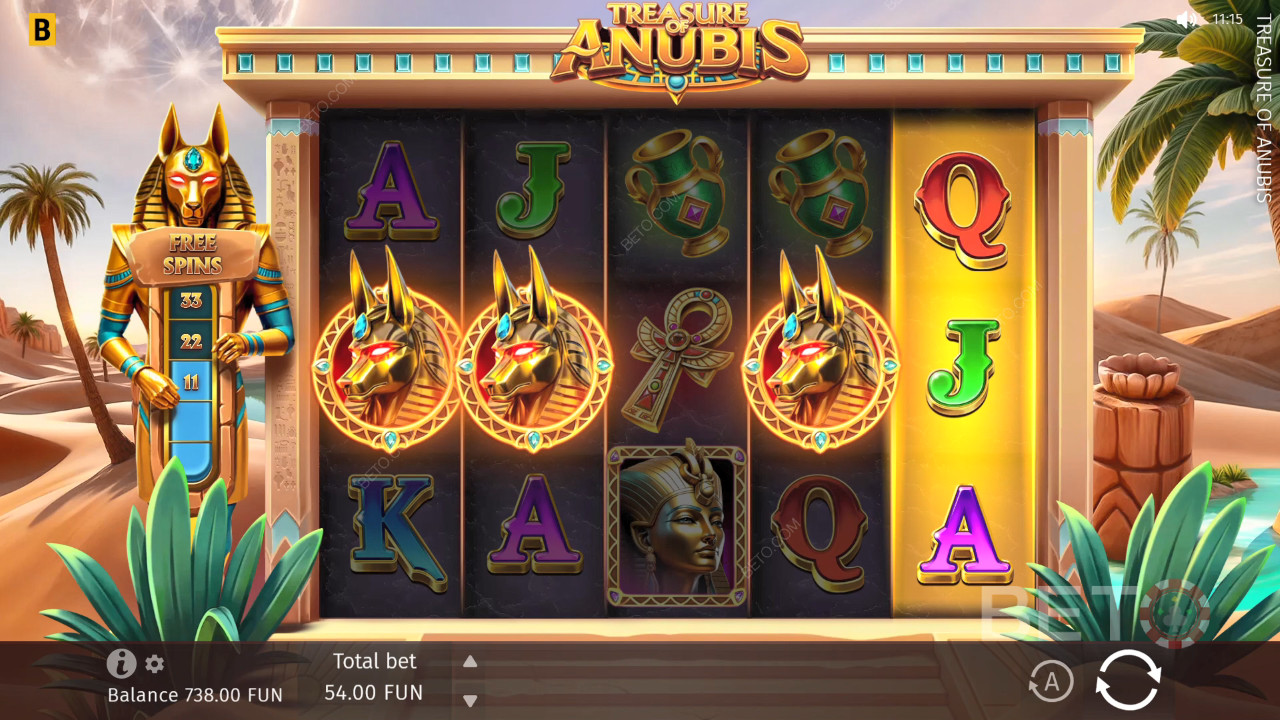 Treasure of Anubis Recensione di BETO Slots