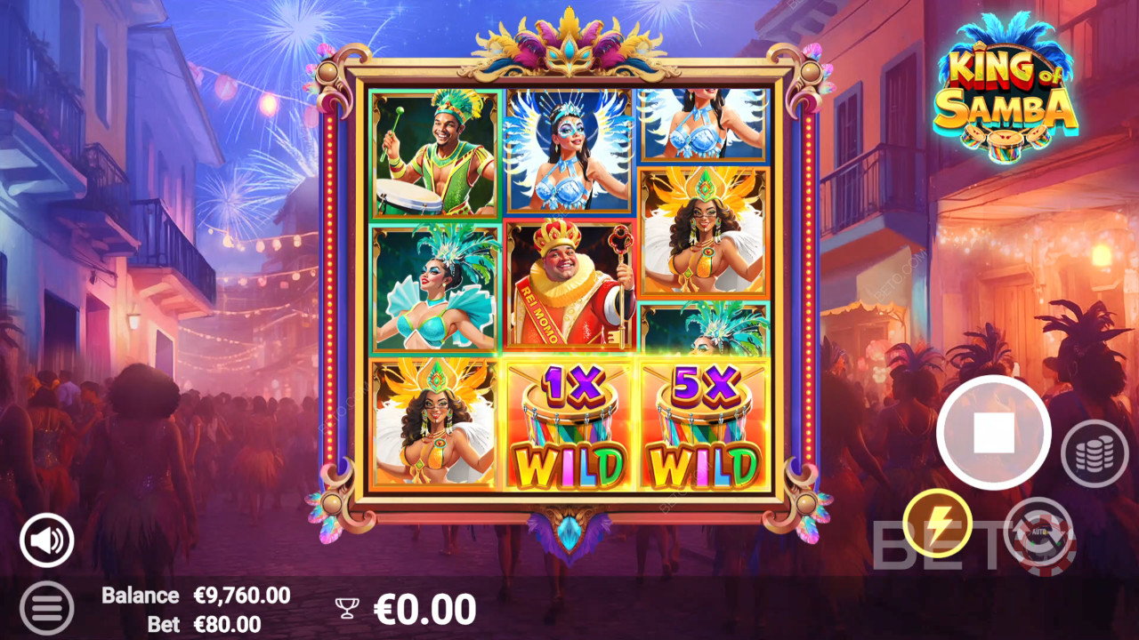 Recensione di King of Samba da parte di BETO Slots