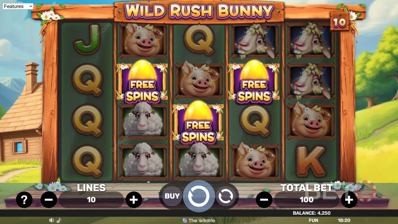 Recensione di Wild Rush Bunny da parte di BETO Slots