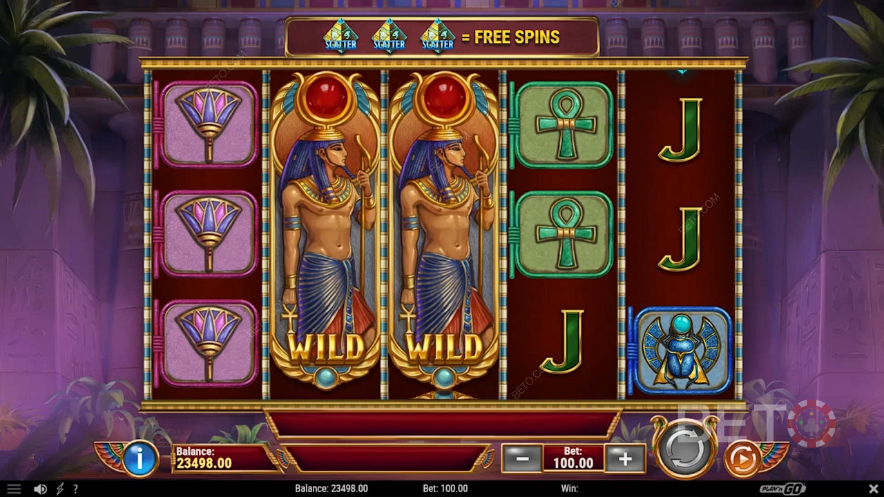 Svela enigmi nascosti e scopri un mucchio di ricchezze in questa nuova slot egiziana di Play