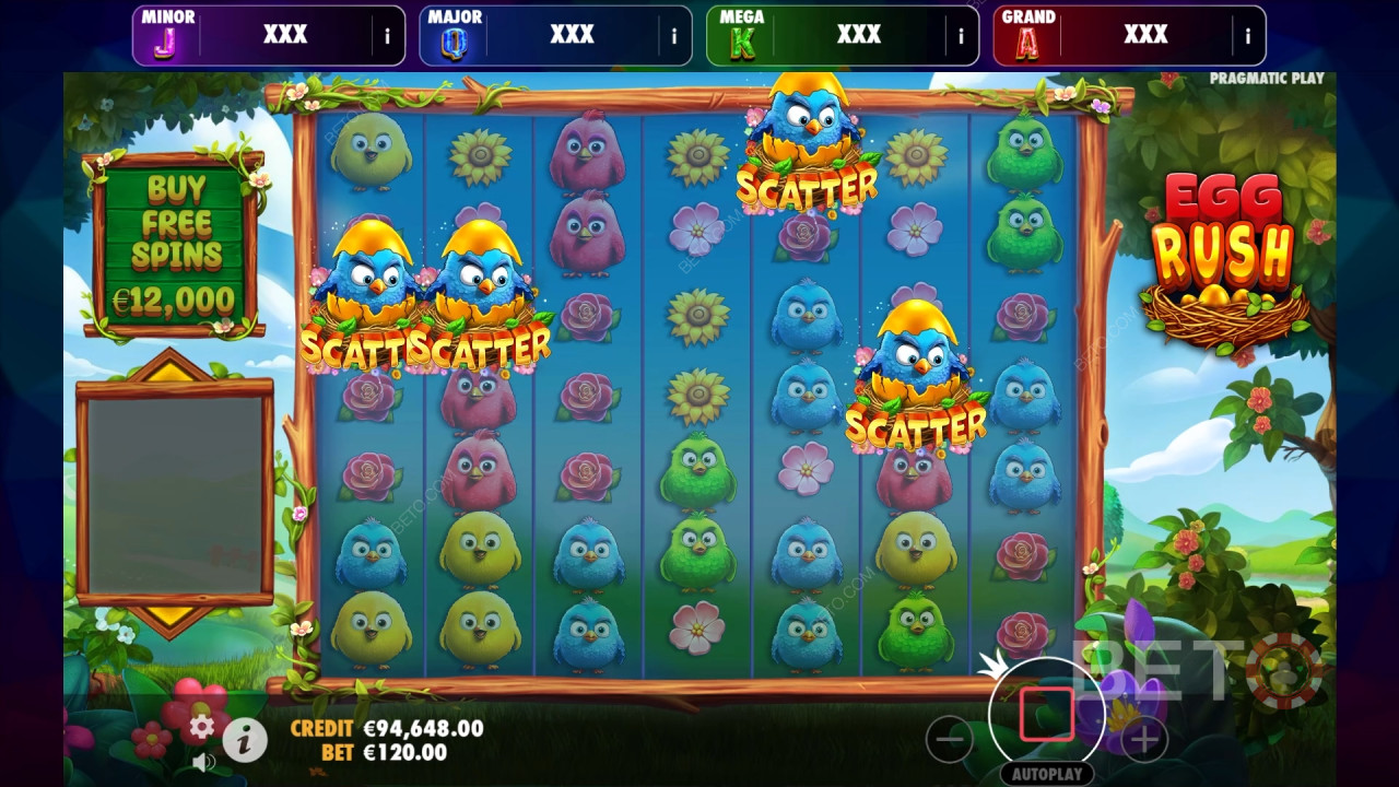Egg Rush Recensione di BETO Slots