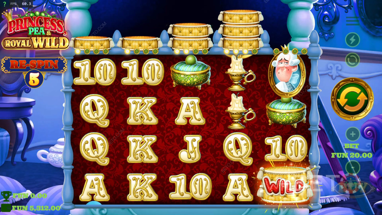 Princess Pea & Royal Wild Recensione di BETO Slots