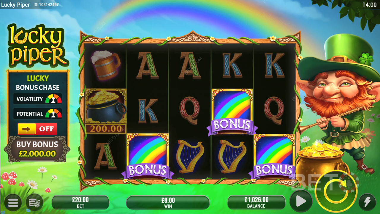 Recensione di Lucky Piper da parte di BETO Slots