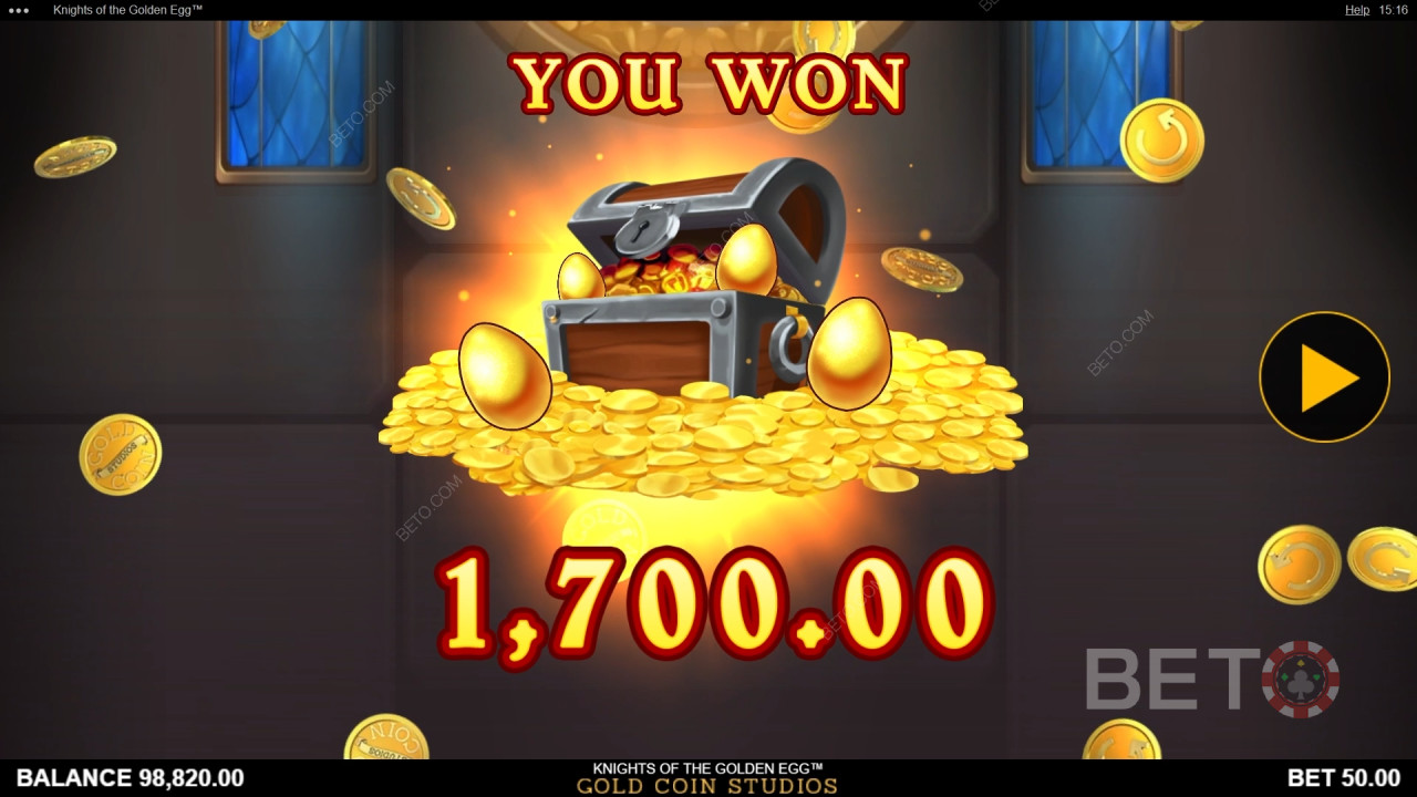 Knights of the Golden Egg Recensione da BETO Slots