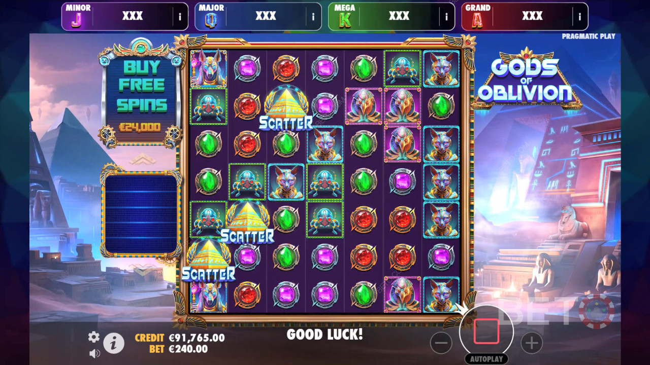 Gods of Oblivion Recensione di BETO Slots