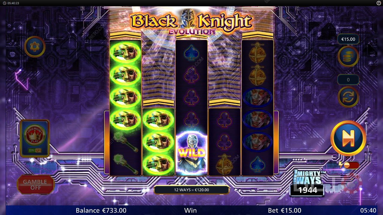 Black Knight Evolution Recensione di BETO Slots