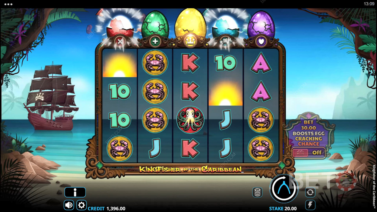 Kingfisher of the Caribbean Recensione di BETO Slots