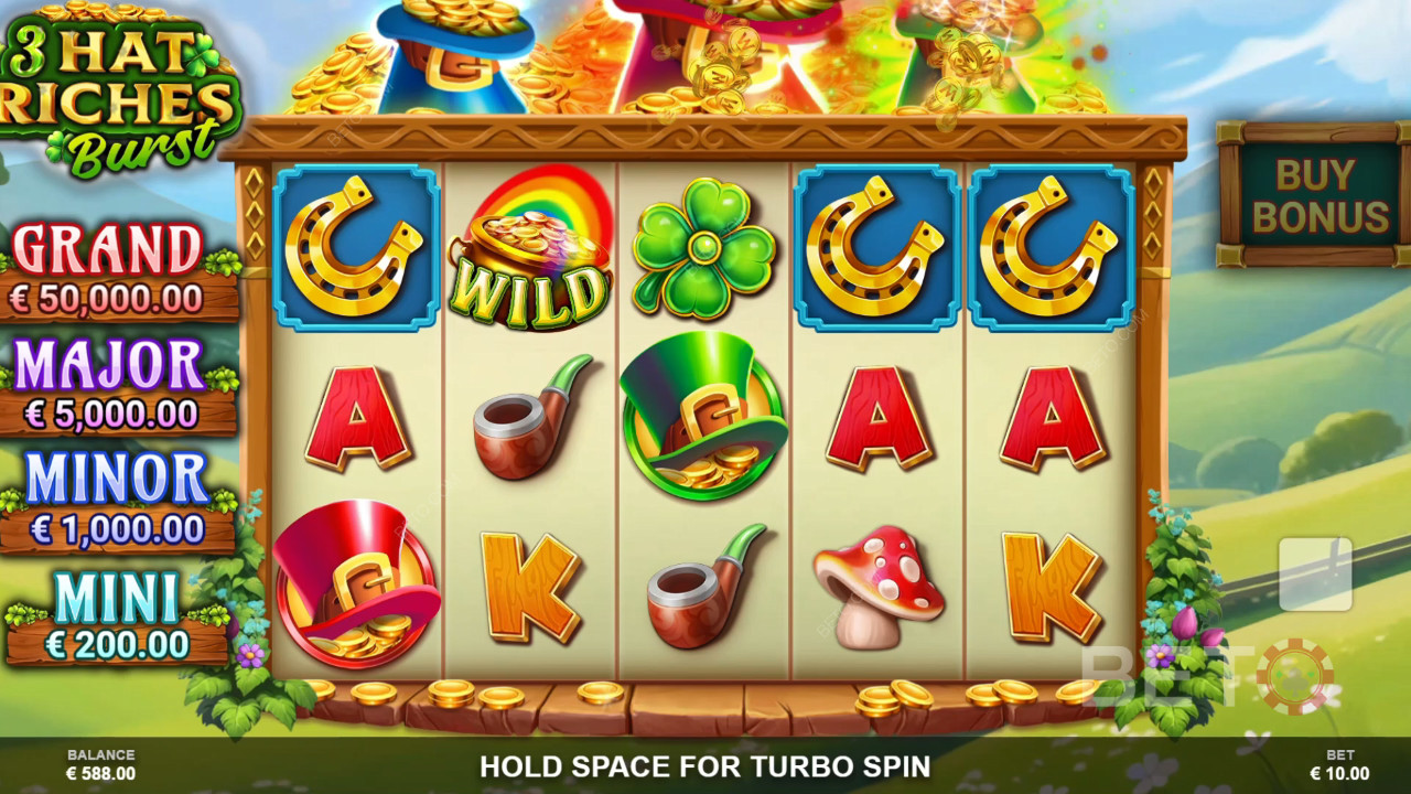 3 Hat Riches Burst Gioco Gratuito