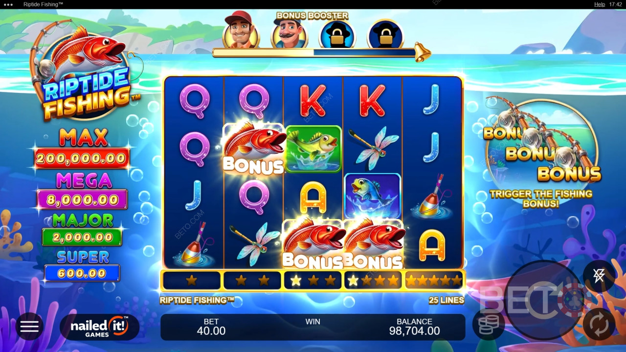 Riptide Fishing Recensione di BETO Slots
