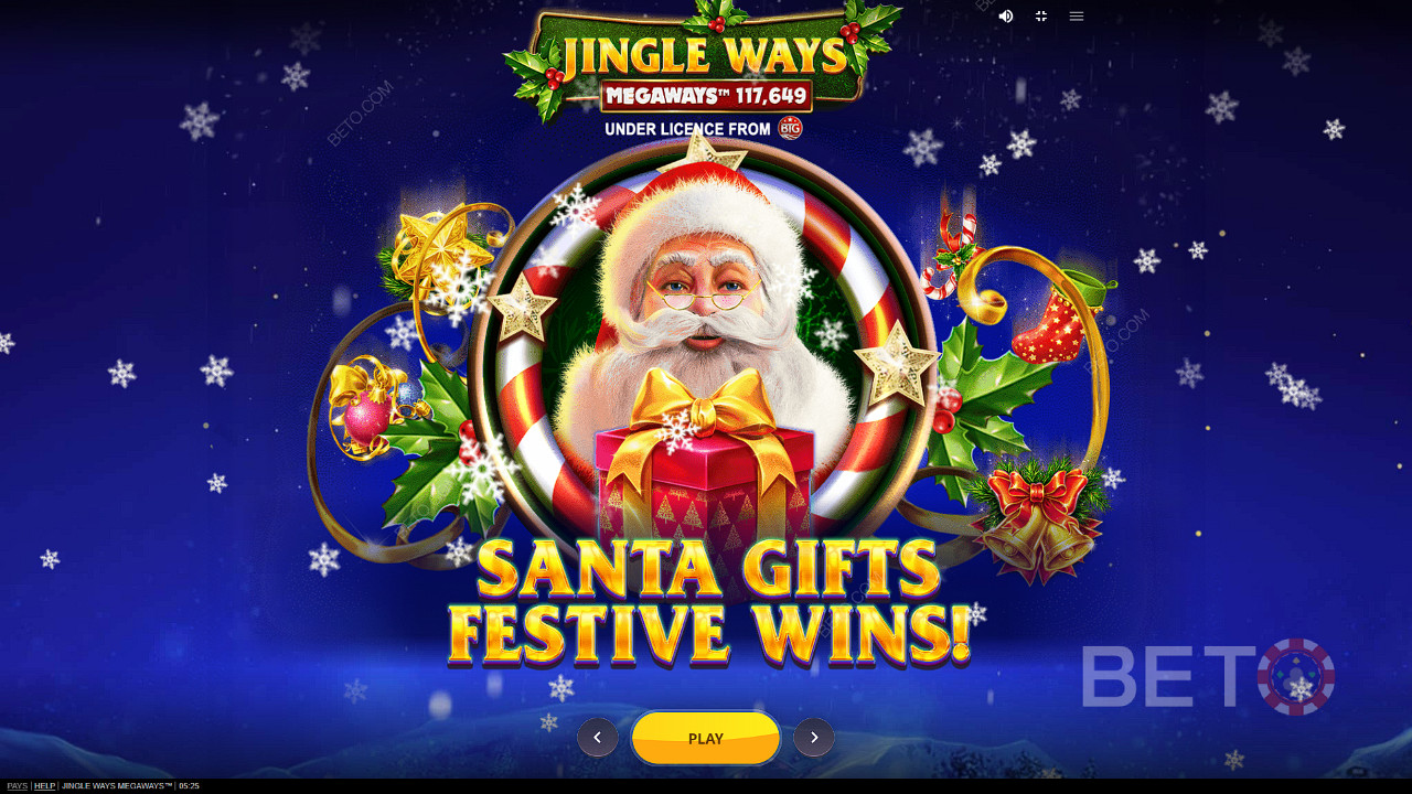 Entrate nel giusto spirito natalizio e godetevi il Natale e i regali con la slot Jingle Way Megaways.