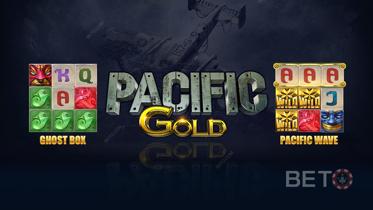 Godetevi lecaratteristiche uniche come la Ghost Box e la Pacific Wave nella slot Pacific Gold